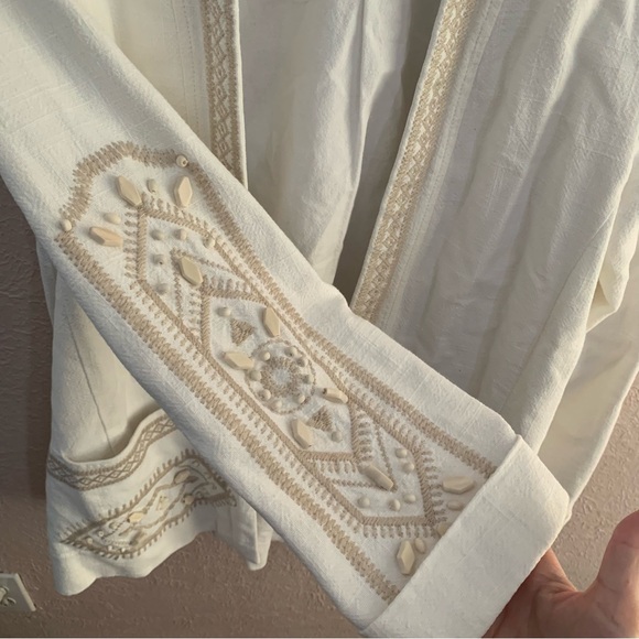 Free People Beaded & Embroidered Oversize Blazer - Picture 7 of 9